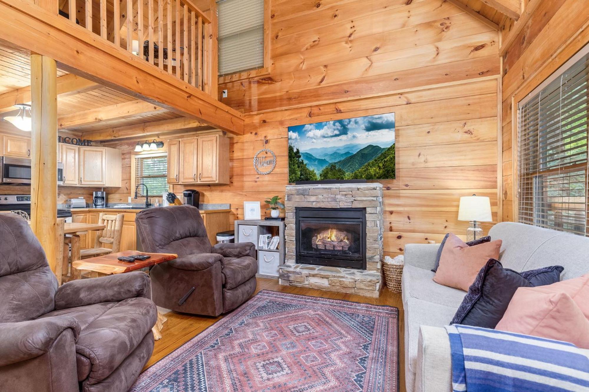 Elegant & Cozy Cabin Near Pigeon Forge Sevierville Eksteriør bilde