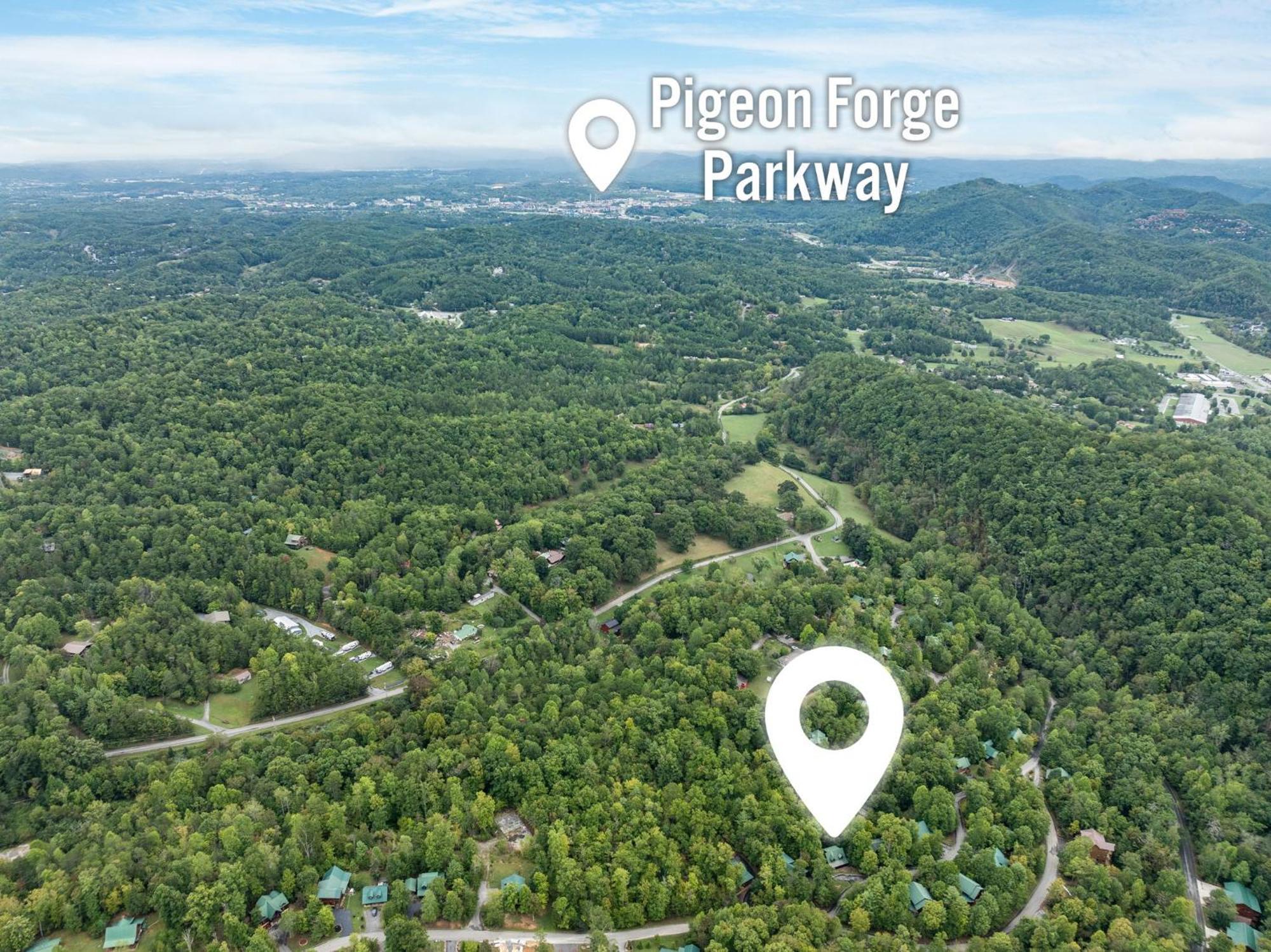 Elegant & Cozy Cabin Near Pigeon Forge Sevierville Eksteriør bilde