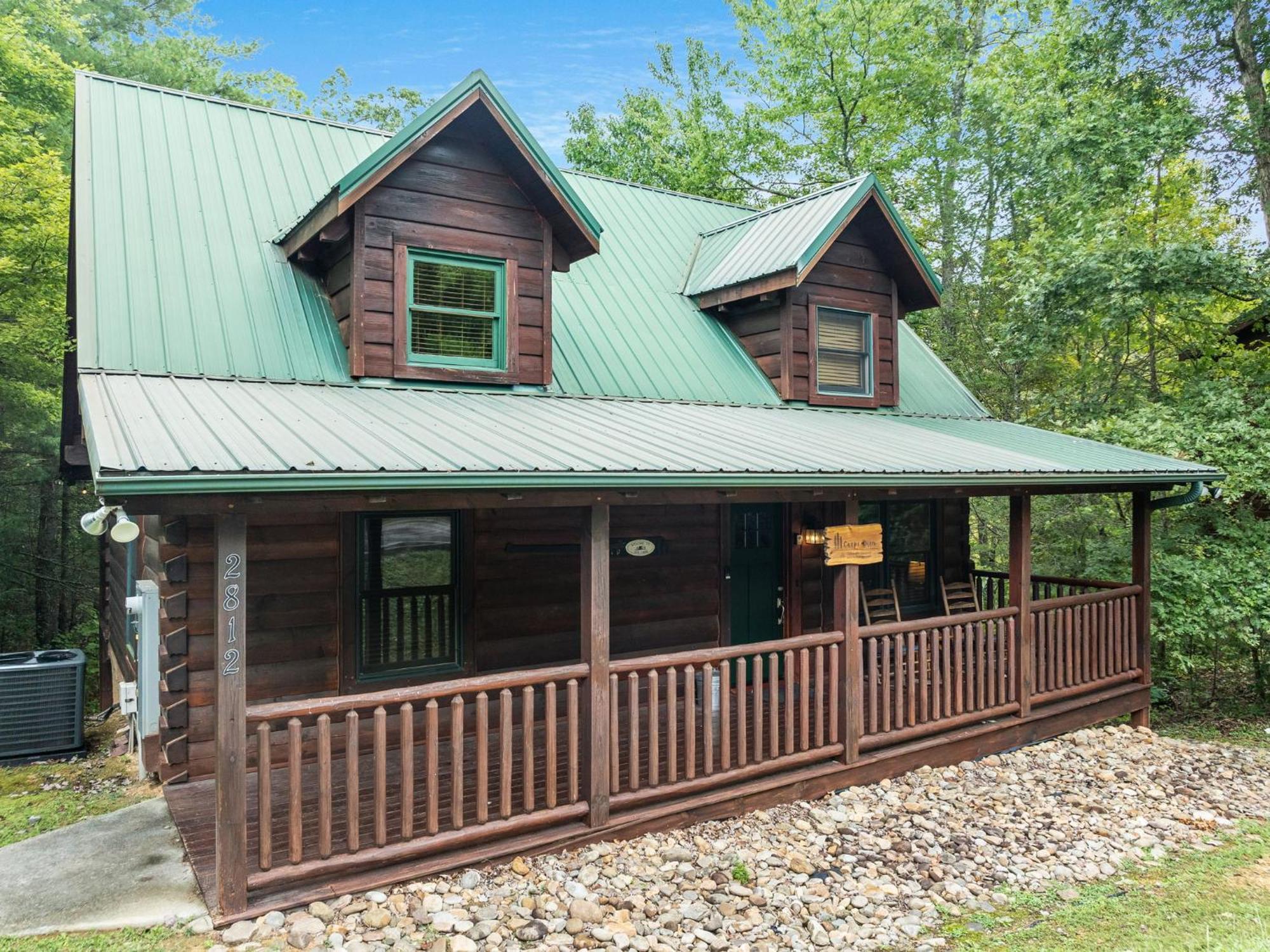 Elegant & Cozy Cabin Near Pigeon Forge Sevierville Eksteriør bilde